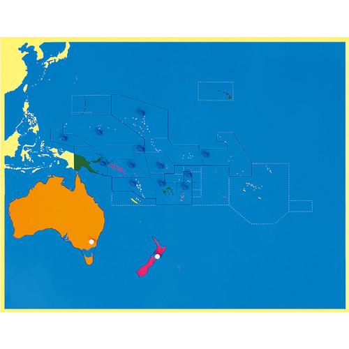 地図パズル（オセアニア）